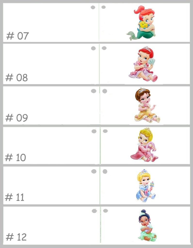 Disney Mooie bedankje met baby kleine zeemeermin erop