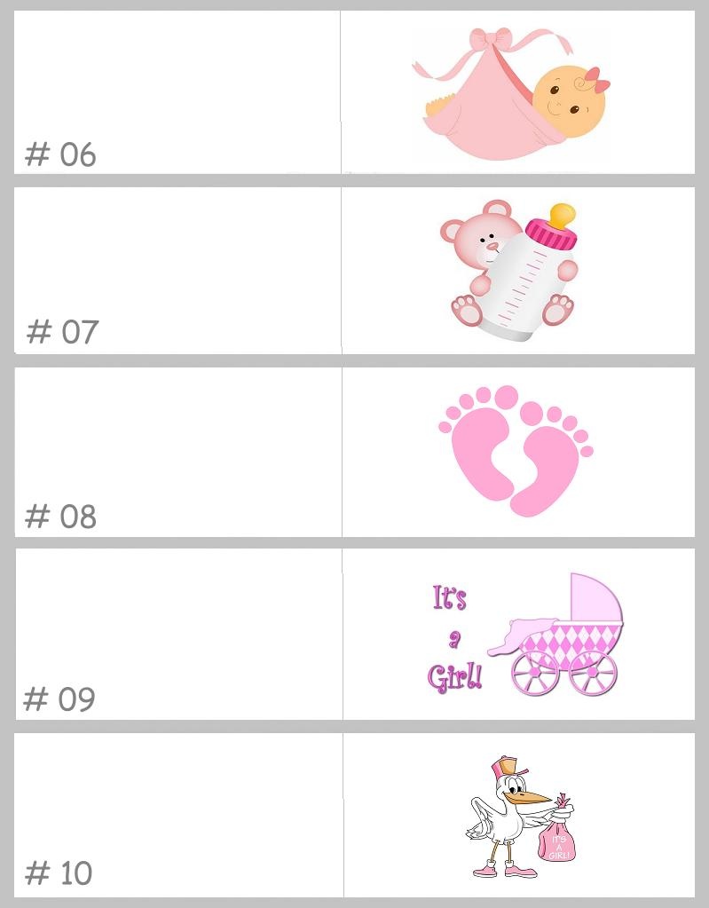 Baby shower bedankjes met roze beertjes