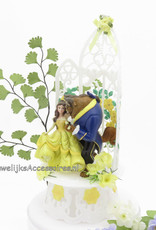 Disney Prachtige Disney bruidstaart topper van Belle en het Beest