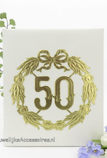 50ste  jubileum bruiloft gastenboek