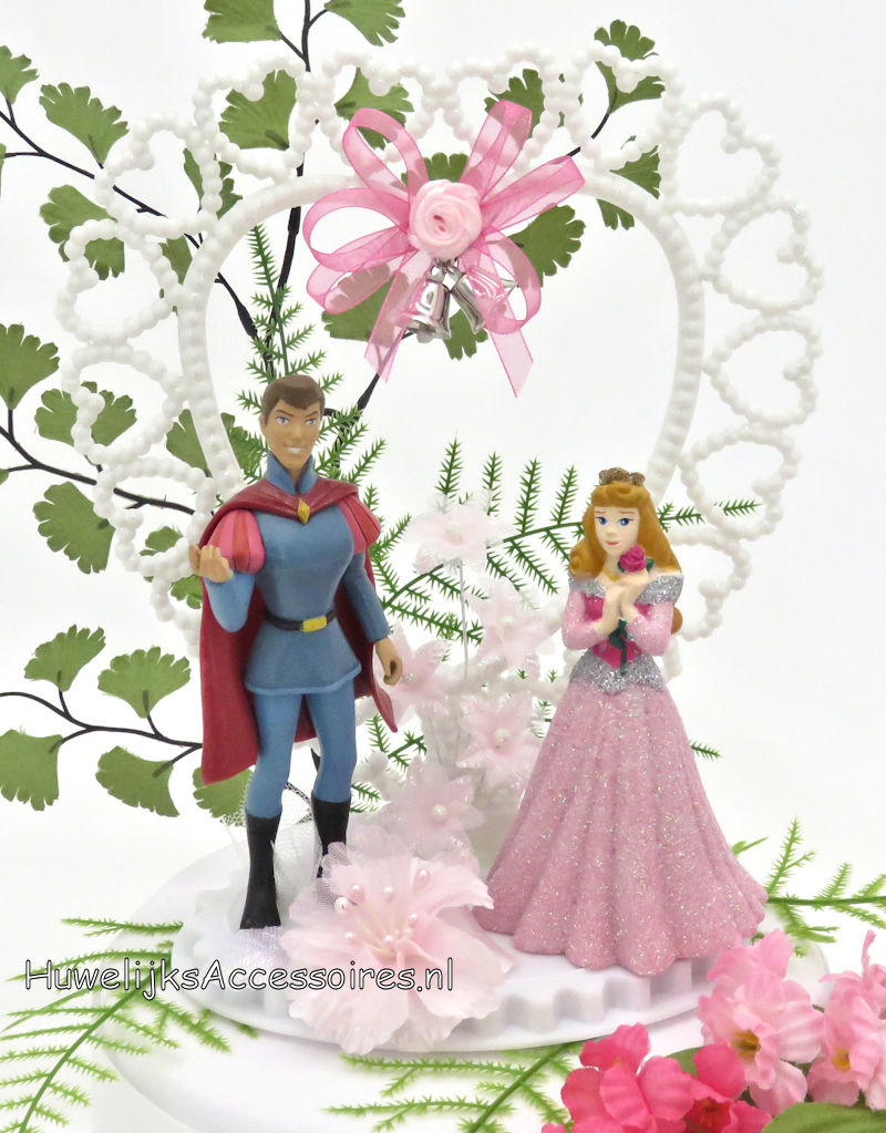 Disney Disney Prinses Aurora en Prins Phillip bruidstaart topper