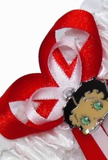 Universal Studios Witte bruids kousenband met Betty Boop