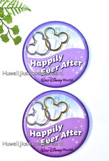 Disney Mickey & Minnie huwelijk buttons als corsages