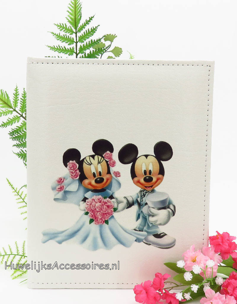 Disney Gastenboek met daarop Mickey & Minnie in trouwkleding