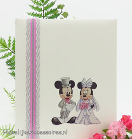 Disney Mickey met Minnie bruiloft gastenboek