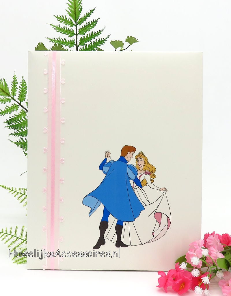 Disney Romantische gastenboek met Prinses Aurora en Phillip