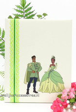 Disney Prinses Tiana en Prins Naveen bruiloft receptie gastenboek