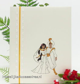 Disney Jasmijn en Aladdin receptie gastenboek