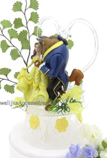 Disney Schitterende Disney taarttopper met Belle en het Beest