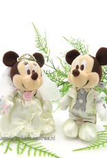 Disney Mickey & Minnie bruiloft knuffels als corsages