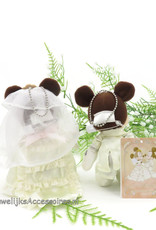 Disney Mickey & Minnie bruiloft knuffels als corsages