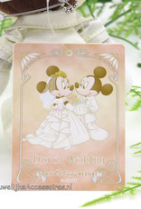 Disney Mickey & Minnie bruiloft knuffels als corsages