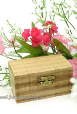 Prachtige houten hutkoffer trouwring doosje