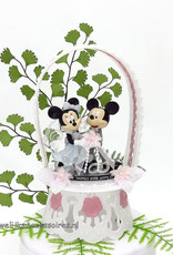 Disney Disney Mickey en Minnie huwelijk taarttopper