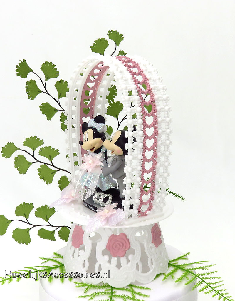 Disney Disney Mickey en Minnie huwelijk taarttopper