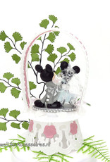 Disney Disney Mickey en Minnie huwelijk taarttopper