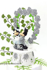 Disney  Schitterende Disney Mickey en Minnie bruiloft taarttopper