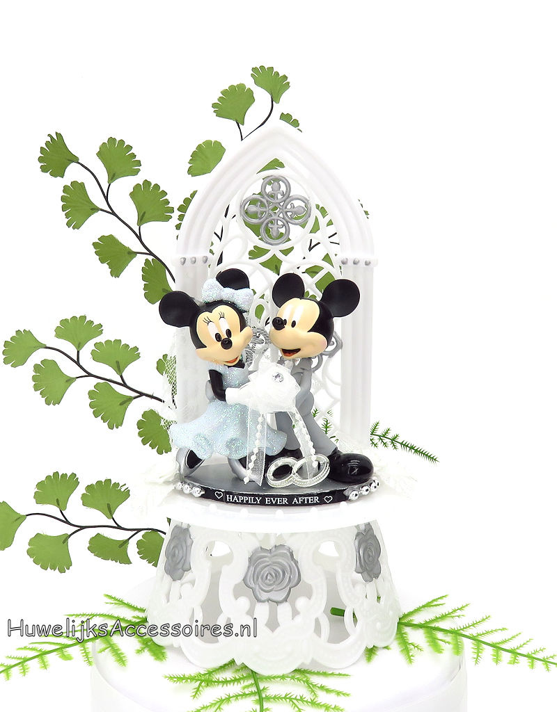 Disney Prachtige Disney bruidstaart topper Mickey en Minnie