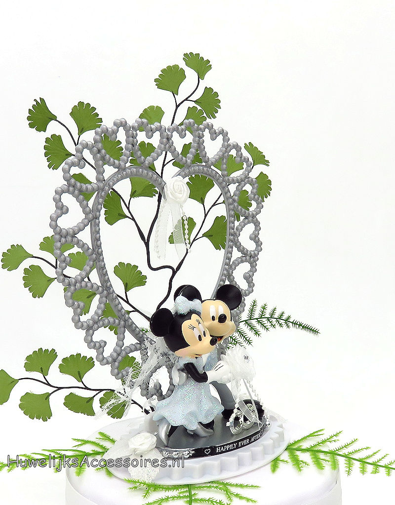 Disney Disney Mickey met Minnie bruiloft taarttopper