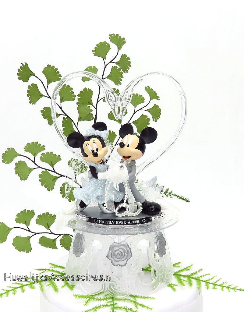 Disney Super mooie Disney Mickey en Minnie bruiloft taarttopper