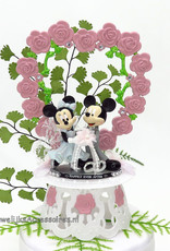 Disney Prachtige Disney Mickey en Minnie bruiloft taarttopper