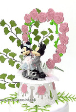 Disney Prachtige Disney Mickey en Minnie bruiloft taarttopper