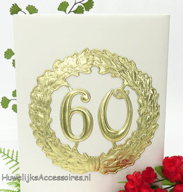 60ste jubileum bruiloft gastenboek