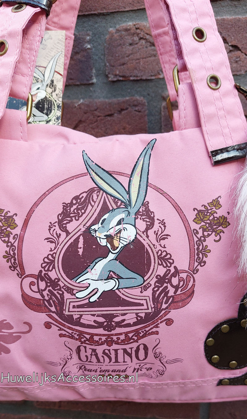 Universal Studios Prachtige looney Tunes schoudertas met Bugs Bunny