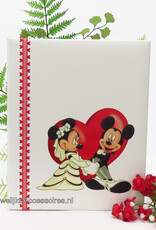 Disney Prachtige gastenboek met een print van Mickey & Minnie