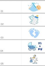 Lolita sleutelhanger geboorte bedankje met snoep