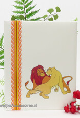 Disney Simba en Nala bruiloft receptie gastenboek