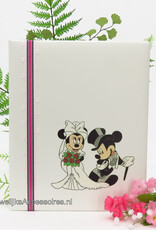 Disney Mickey en Minnie bruiloft receptie gastenboek