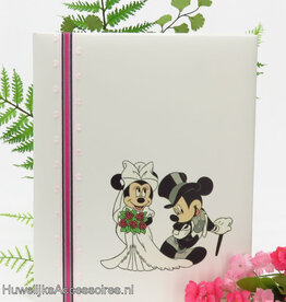 Disney Mickey en Minnie receptie gastenboek