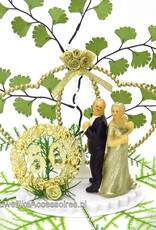 50 jaar Gouden jubileum bruidstaart topper