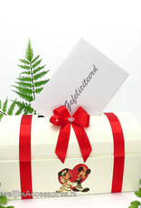 Disney Mickey en Minnie op hun trouwdag envelop box