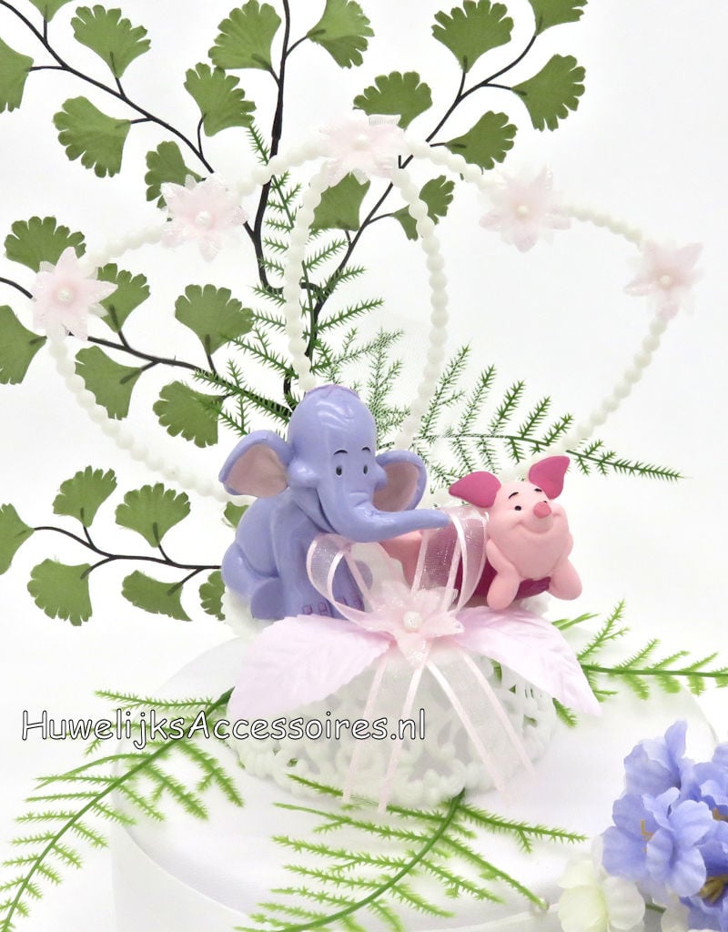 Disney Disney Lumpy en Piglet leuke trouwtaart topper