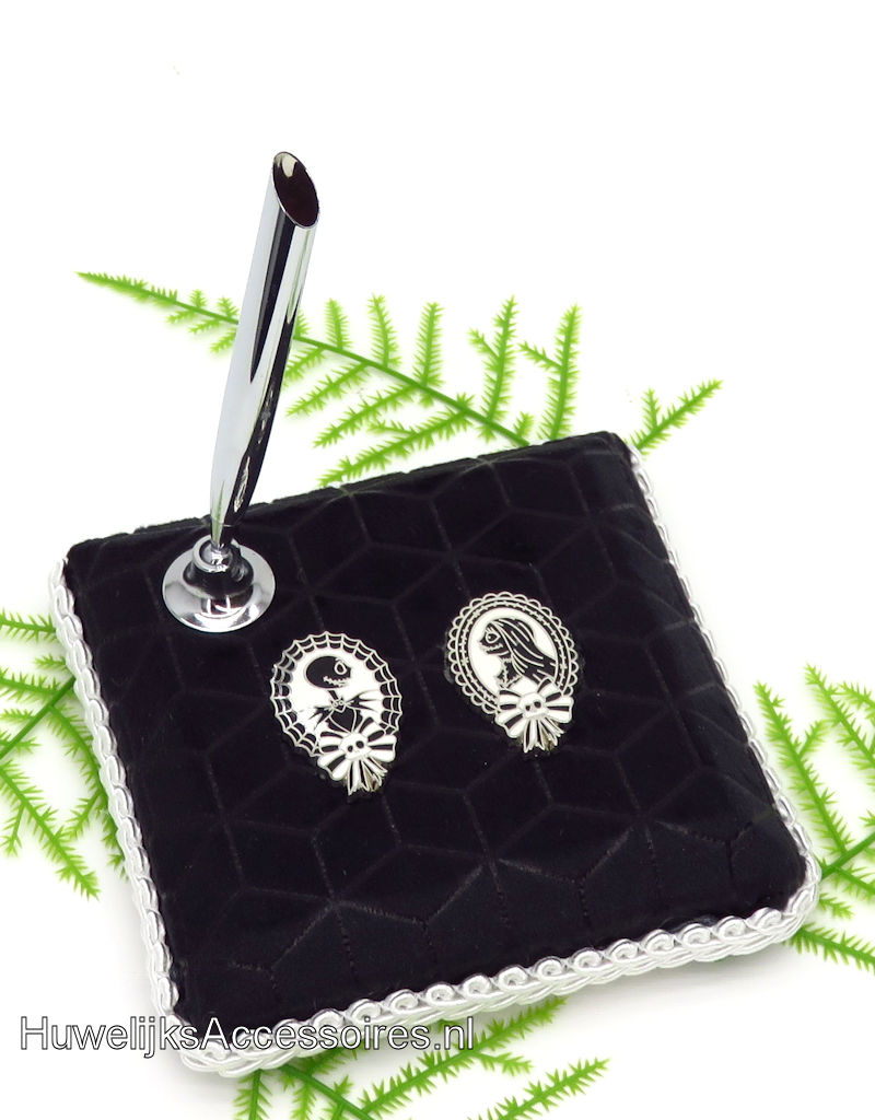 Disney Receptie pen houder met Jack Skellington en Sally cameo's