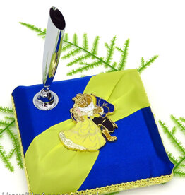 Disney Belle en het Beest trouwreceptie pen houder