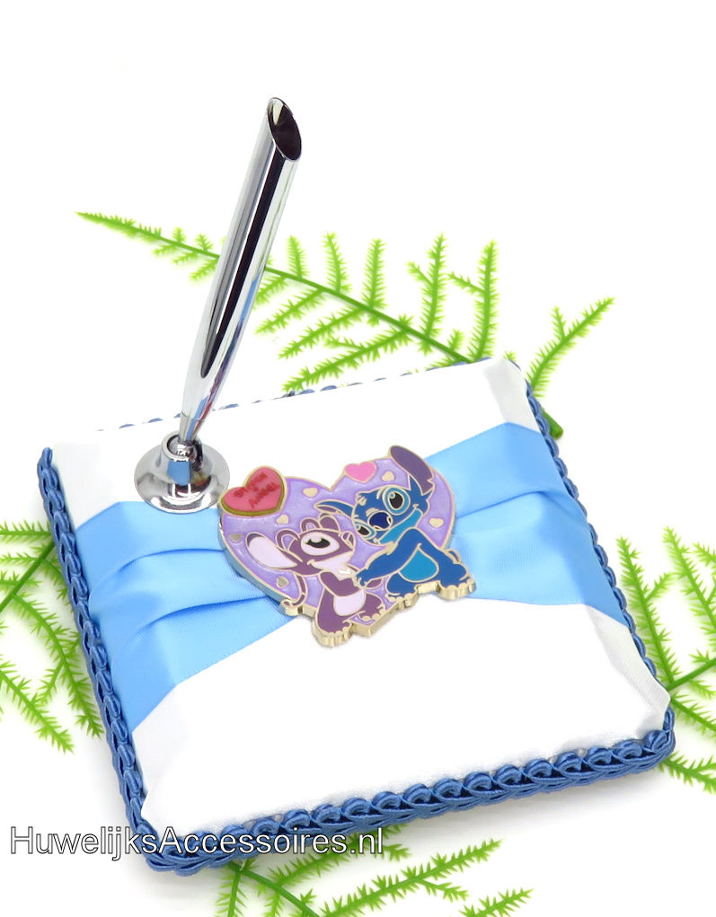 Disney Disney bruiloft receptie pen houder met Stitch en Angel