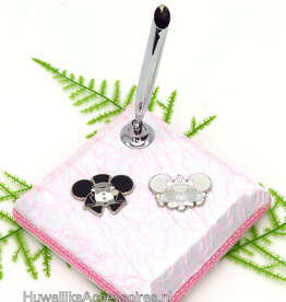 Disney Mickey en Minnie "Trouw hoeden" bruiloft pen houder