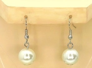 Bruids bijpassende parel halsketting, armband en oorbellen set