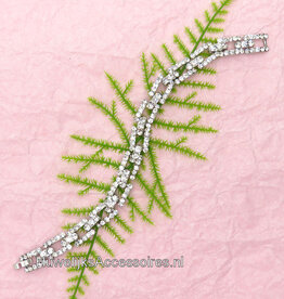 Schitterende strass stenen armband