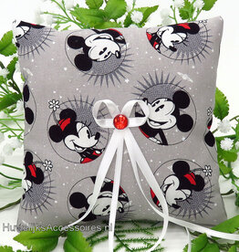 Disney Mickey en Minnie 'pie eyed' bruiloft ringen kussen
