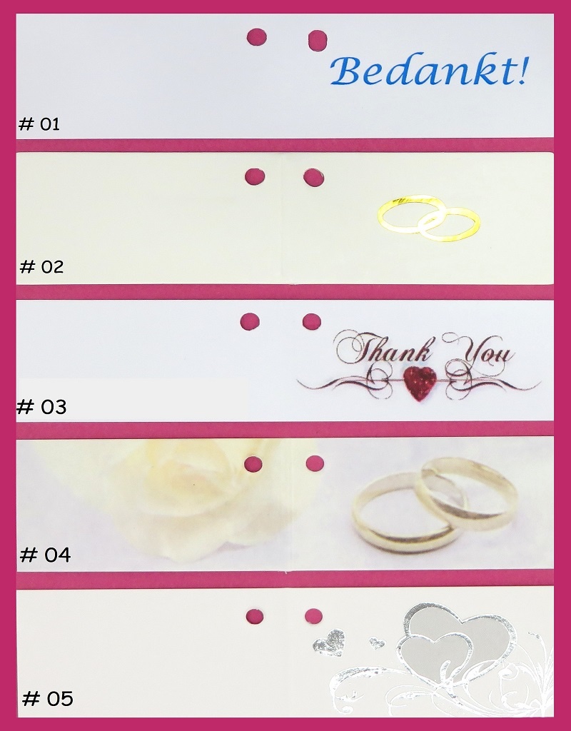 Schattige witte beertje met en rode hartje bedankje