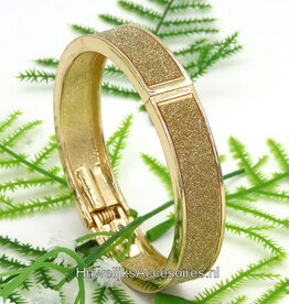 Prachtige rosé gouden strass armband