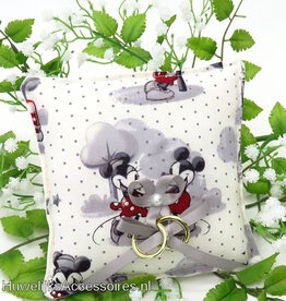 Disney Mickey en Minnie retro look bruiloft ring kussen