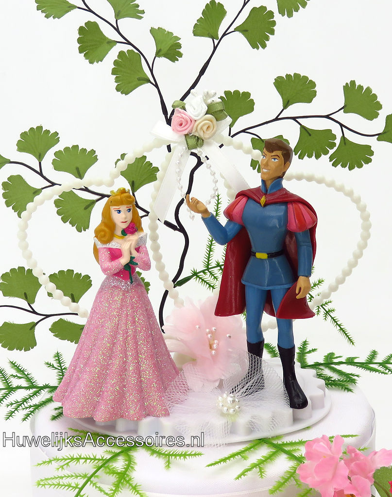 Disney Disney Prinses Aurora en Prins Philip trouwtaart topper