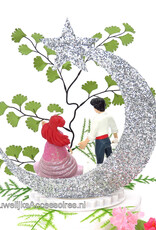Disney Disney Prinses Ariel met Prins Eric bruidstaart topper