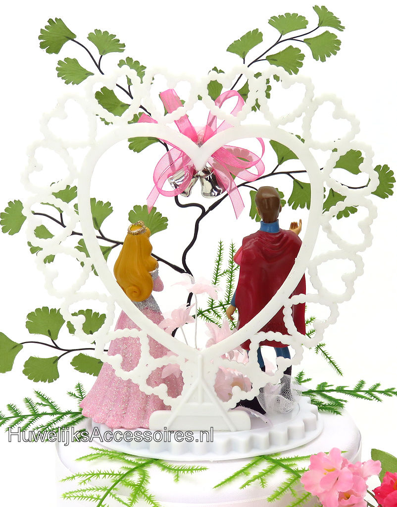 Disney Disney Prinses Aurora en Prins Philip bruidstaart topper