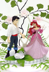 Disney Disney Prinses Ariel en Prins Eric trouw taarttopper